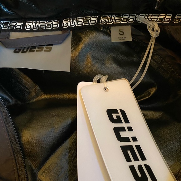 🔥GUESS jacket “Annie” size small Color, Blue Graphite Grey. Juniors - Picture 6 of 9